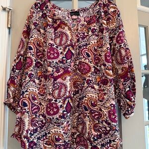 Jones New York Multicolor Paisley Blouse